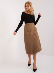 Женская коричневая расклешенная юбка цена и информация | Юбка | 220.lv