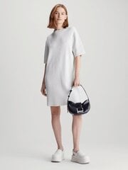 Calvin Klein Jeans платье для женщин Plated Loose Sweater Lunar Rock 560077671, белое цена и информация | Платья | 220.lv
