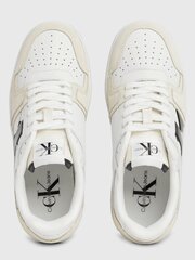 Повседневная обувь CALVIN KLEIN JEANS Basket Cupsole Low Mix Nbs Bright White YW0YW013880K8 573152143 цена и информация | Спортивная обувь, кроссовки для женщин | 220.lv