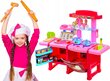 Rotaļu virtuve Funfit Kids Kitchens, 66 cm, rozā цена и информация | Rotaļlietas meitenēm | 220.lv