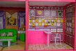 Koka leļļu māja Funfit Kids My Lovely Villa 1977, rozā, 94 cm цена и информация | Rotaļlietas meitenēm | 220.lv