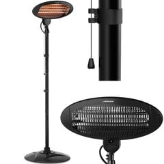 Radiatora apsildes lampas infrasarkanais sildītājs, 2000 W cena un informācija | Sildītāji | 220.lv