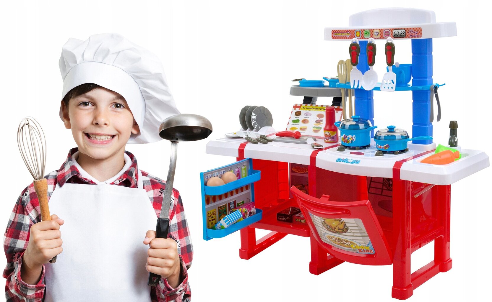 Rotaļu virtuve Funfit Kids Kitchens 1569, dažādu krāsu цена и информация | Rotaļlietas meitenēm | 220.lv