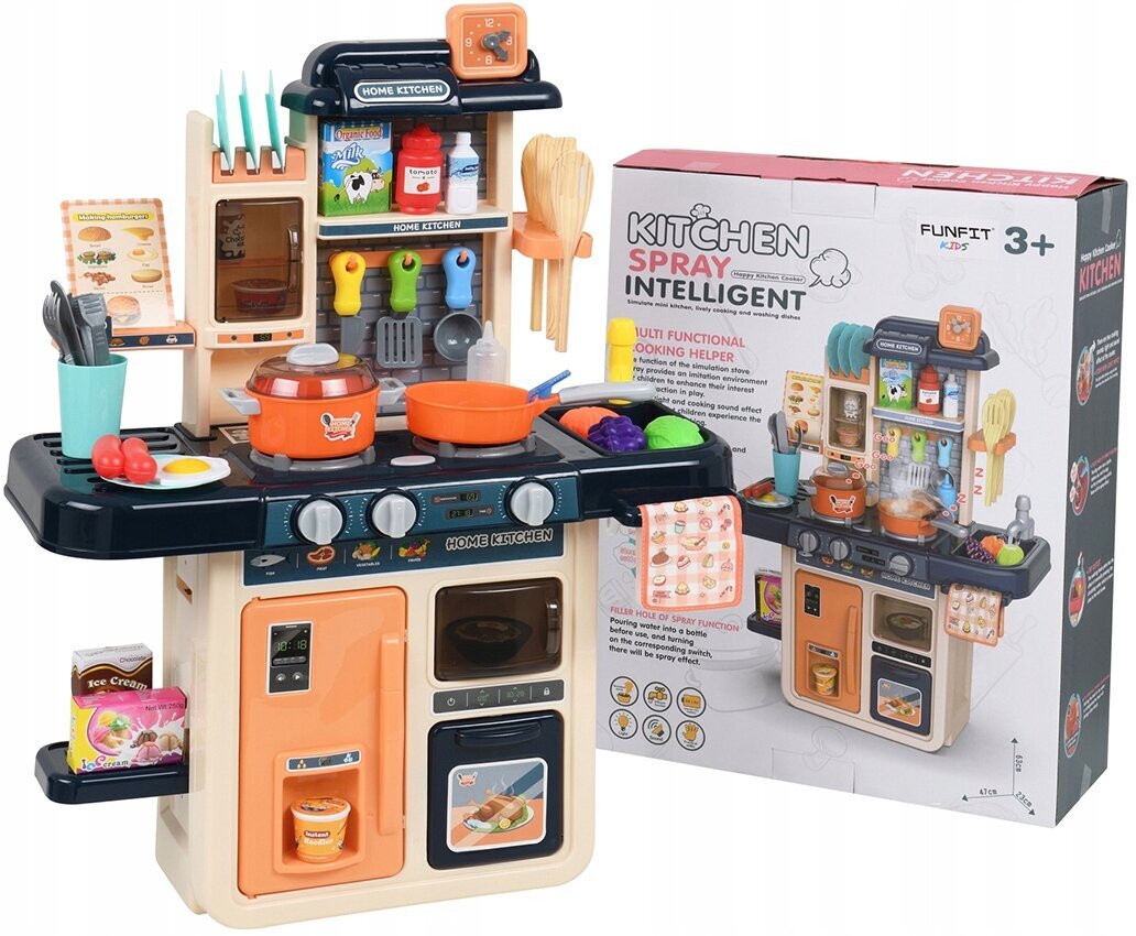 Rotaļu virtuve Funfit Kids Kitchens 3884, 63 cm cena un informācija | Rotaļlietas meitenēm | 220.lv