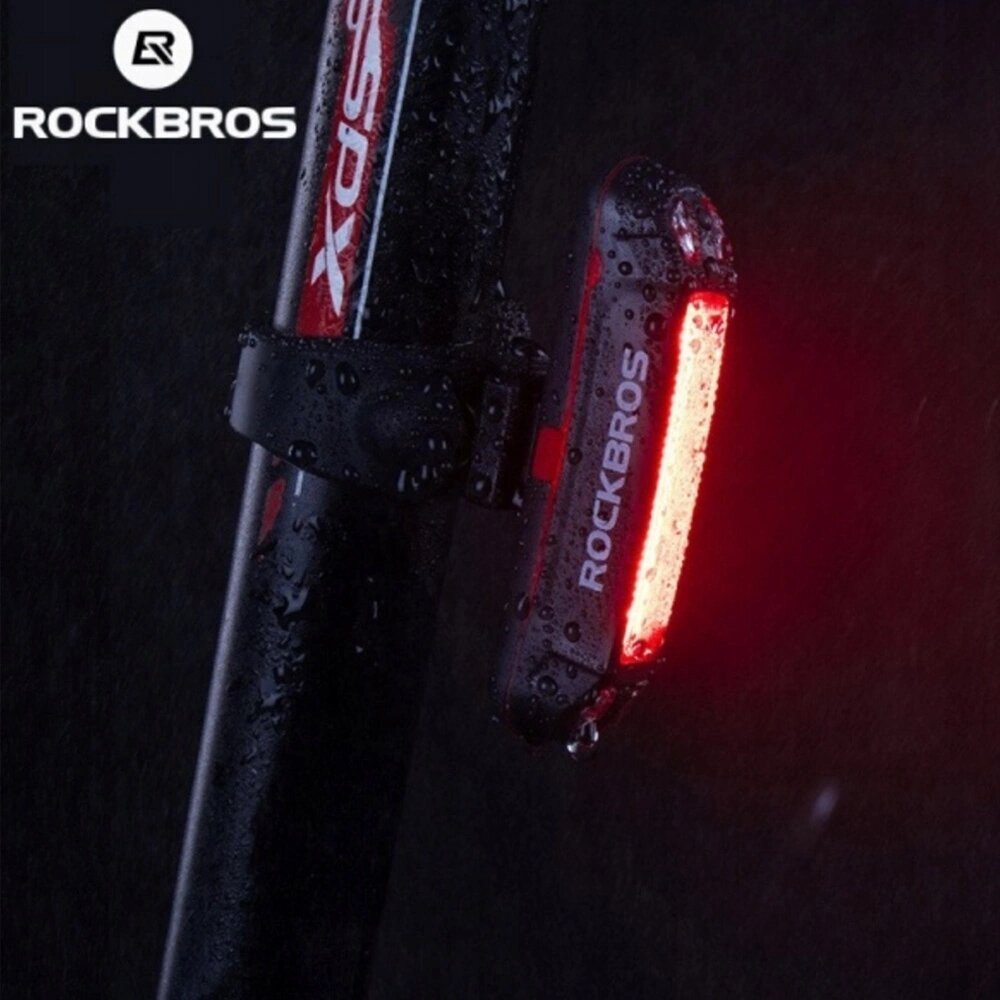 Velosipēda lukturis Rockbros A54BK, melns cena un informācija | Velo lukturi un atstarotāji | 220.lv