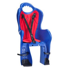 Bērnu krēsliņš HTP Design Elibas, zils cena un informācija | Bērnu velosipēdu sēdeklīši | 220.lv
