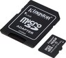 Atmiņas karte Kingston micro SD 16GB Class 10 U1 +adapteris cena un informācija | Atmiņas kartes mobilajiem telefoniem | 220.lv