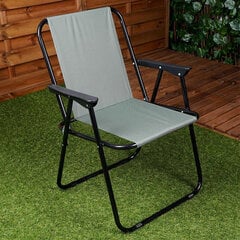 Складной стул для кемпинга, серый цена и информация | Туристическая мебель | 220.lv