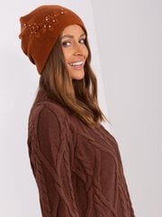 Шапка женская светло-коричневая, зимняя шапка цена и информация | Женские шапки | 220.lv