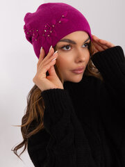 Женская шапка бини цвета фуксии, зимняя шапка цена и информация | Женские шапки | 220.lv