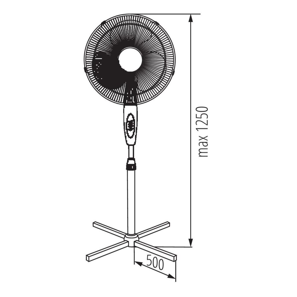 Stāvventilators Veneto-40B цена и информация | Ventilatori | 220.lv