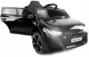 Elektroauto Audi RS6, melns cena un informācija | Bērnu elektroauto | 220.lv