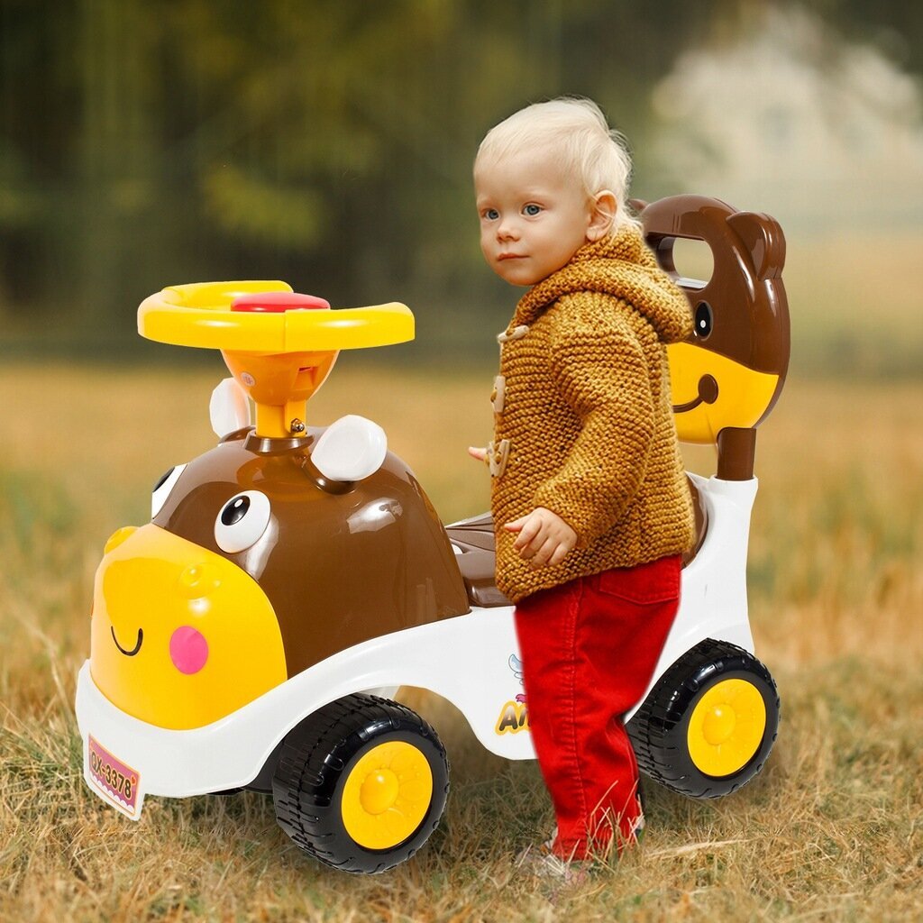 Stumjamā mašīna Fluxar OR200, oranža cena un informācija | Rotaļlietas zīdaiņiem | 220.lv
