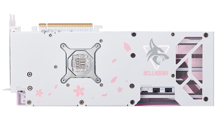 PowerColor Hellhound Sakura AMD Radeon RX 7800 XT (RX7800XT 16G-L/OC/SAKURA LIMITED) cena un informācija | Videokartes (GPU) | 220.lv
