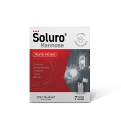 SolUro Mannose pulv./pac. N7 цена и информация | Витамины, пищевые добавки, препараты для хорошего самочувствия | 220.lv