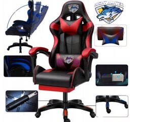 Spēļu krēsls, melns un sarkans цена и информация | Офисные кресла | 220.lv