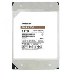 Toshiba N300 NAS (HDEXW10ZNA51F) cena un informācija | Iekšējie cietie diski (HDD, SSD, Hybrid) | 220.lv