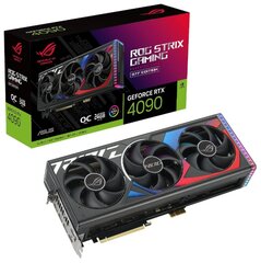 Asus ROG Strix GeForce RTX 4090 BTF OC Edition (ROG-STRIX-RTX4090-O24G-BTF-GAMING) cena un informācija | Videokartes (GPU) | 220.lv