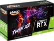 Inno3D GeForce RTX 3050 Twin X2 (N30502-06D6-1711VA60) cena un informācija | Videokartes (GPU) | 220.lv