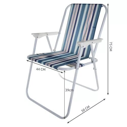 Dārza krēsls, zils цена и информация | Dārza krēsli | 220.lv
