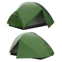 Divvietīga telts Naturehike Mongar Ultralight, zaļa cena un informācija | Teltis | 220.lv