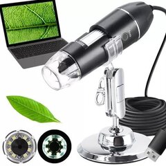 Vis Tiek VT23762 digitālais mikroskops ,1600x USB цена и информация | Телескопы и микроскопы | 220.lv