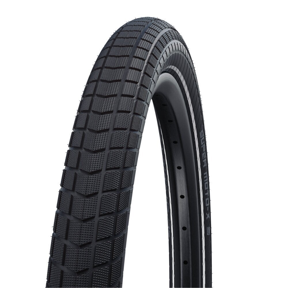 Velosipēda riepa Schwalbe Super Moto-X 20 x 2.8", melna цена и информация | Velo riepas, kameras | 220.lv