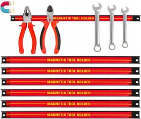 Magnētiskā lente, 6 gab., 46 cm cena un informācija | Instrumentu kastes | 220.lv