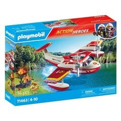 71463 PLAYMOBIL® Action Heroes, Пожарный самолет с функцией пожаротушения цена и информация | Kонструкторы | 220.lv