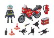 71466 PLAYMOBIL® Action Heroes, Ugunsdzēsēju motocikls цена и информация | Konstruktori | 220.lv