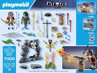 71420 PLAYMOBIL® Pirāti, dārgumu meklēšana цена и информация | Kонструкторы | 220.lv