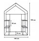 Siltumnīca GardenLine 0.73 x 1.40 m x 2m cena un informācija | Siltumnīcas | 220.lv