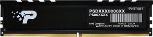 PATRIOT DDR5 16GB PRENIUM BLACK 5600MHz Rad1 цена и информация | Оперативная память (RAM) | 220.lv