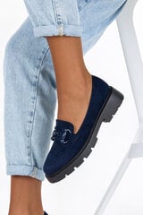 Casu темно-синие классические мокасины для женщин с пряжкой D23WX3-N 100918-F цена и информация | Женские туфли | 220.lv