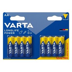 Щелочные элементы Varta AA Longlife Power 16 шт. цена и информация | Батарейки | 220.lv