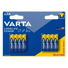 Щелочные элементы Varta AA Longlife Power 16 шт. цена и информация | Батарейки | 220.lv