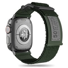 Siksniņa Tech-Protect Scout Apple Watch 49/45/44/42 mm tumši zaļa cena un informācija | Viedpulksteņu un viedo aproču aksesuāri | 220.lv