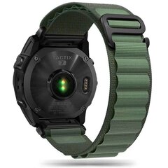 Siksna Tech Protect Nylon Pro Garmin Fenix 3/ 5X/ 3HR/ 5X PLUS/ 6X/ 6X PRO/ 7X zaļa krāsā цена и информация | Аксессуары для смарт-часов и браслетов | 220.lv