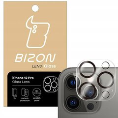Kameras stikls Bizon Glass Lens iPhone 12 Pro 2 gab. cena un informācija | Ekrāna aizsargstikli | 220.lv