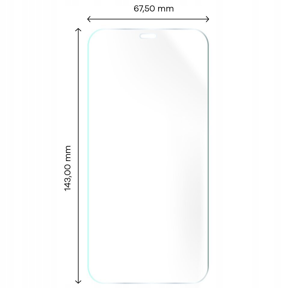 Hidrogela plēve Bizon Glass Hydrogel iPhone 12 / 12 Pro 2 gab. cena un informācija | Ekrāna aizsargstikli | 220.lv