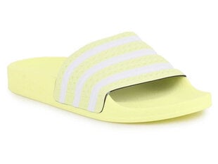 Iešļūcenes sievietēm Adidas Adilette, dzeltenas cena un informācija | Iešļūcenes, čības sievietēm | 220.lv