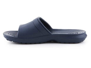 Iešļūcenes sievietēm Crocs Classic Slide, zilas cena un informācija | Gumijas klogi bērniem | 220.lv