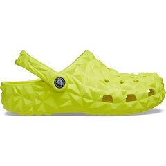 Iešļūcenes sievietēm Crocs Classic Geometric, zaļi cena un informācija | Iešļūcenes, čības sievietēm | 220.lv