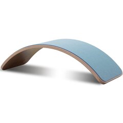 Koka līdzsvara dēlis Wavy Board, zils цена и информация | Балансировочные подушки | 220.lv