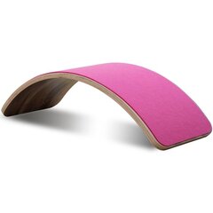 Medinė balanso lenta Wavy Board - Walnut, Pink цена и информация | Балансировочные подушки | 220.lv