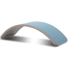Medinė balanso lenta Wavy Board - White, Blue цена и информация | Балансировочные подушки | 220.lv
