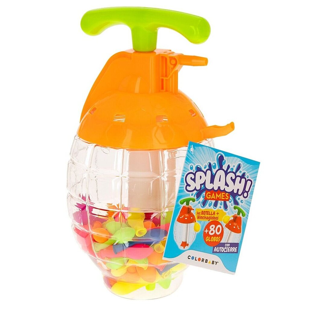 Ūdens baloni ar sūkni Colorbaby Splash Closing​​​​​​​​, 6 gb. цена и информация | Spēles brīvā dabā | 220.lv