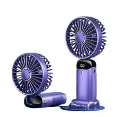 Мини портативный вентилятор Deal, фиолетовый цена и информация | Вентиляторы | 220.lv