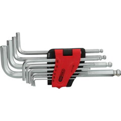 L-atslēgu seškantu komplekts, KS Tools collas, garš, inch size, 1 cena un informācija | Rokas instrumenti | 220.lv