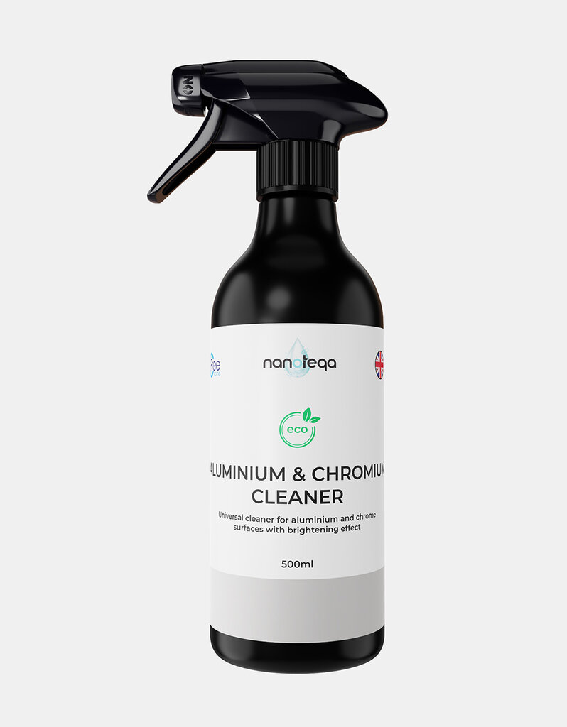 Nanoteqa metāla virsmu tīrīšanas līdzeklis, Aluminium & Chrome Cleaner, 500ml цена и информация | Tīrīšanas līdzekļi | 220.lv